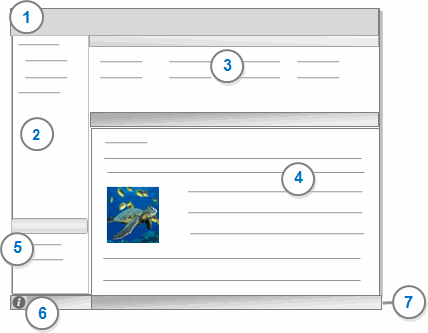 Components of the NVivo workspace