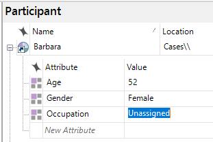 Setting attribute values for a case in List View.