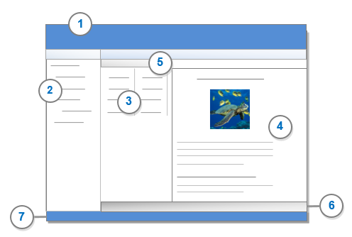 The NVivo workspace with detail view on the right