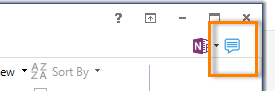 Click the feedback icon on the top right of Detail View.